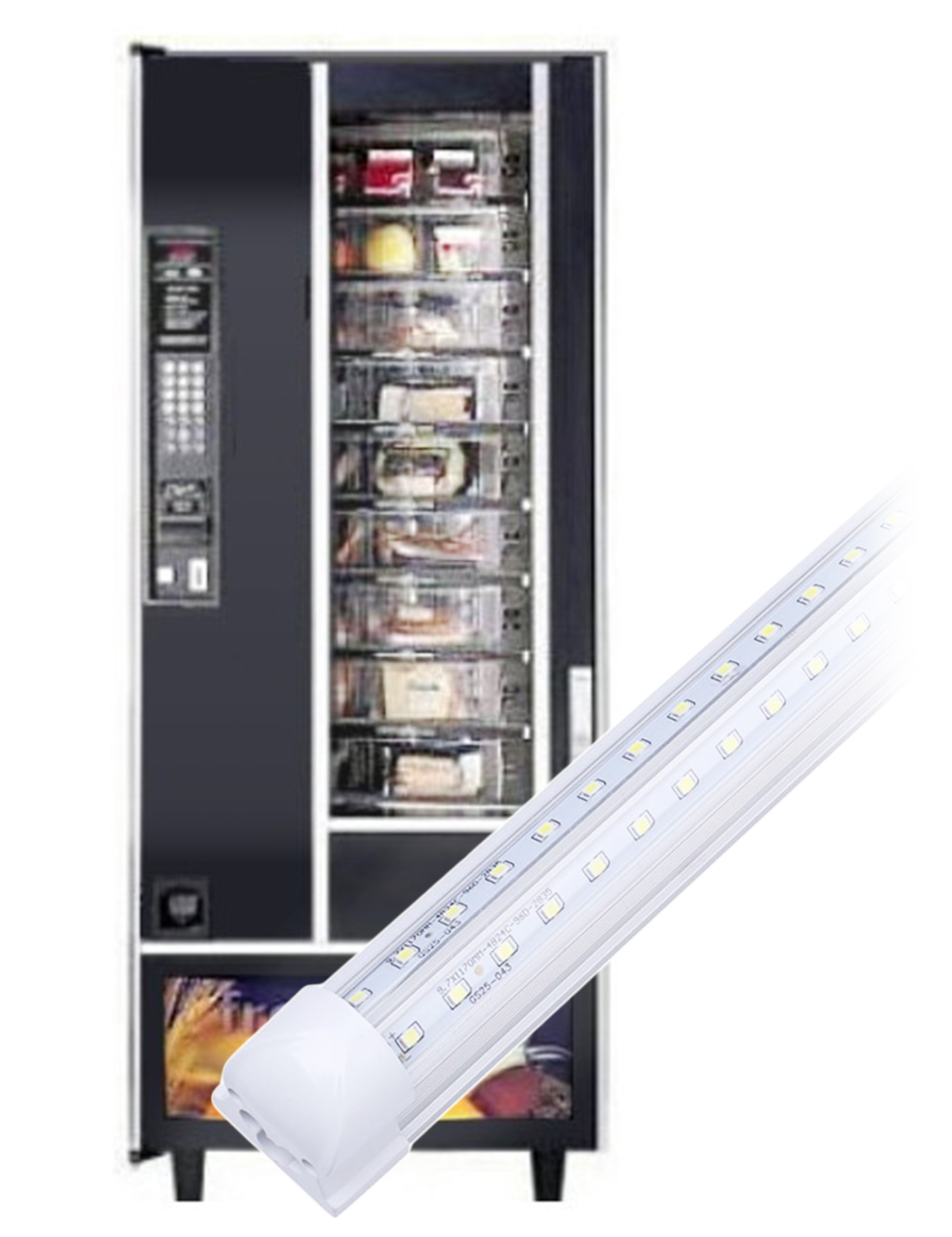 GPL 427 429 Foodking & Foodking Mega Vending Machine LED Plug and Play